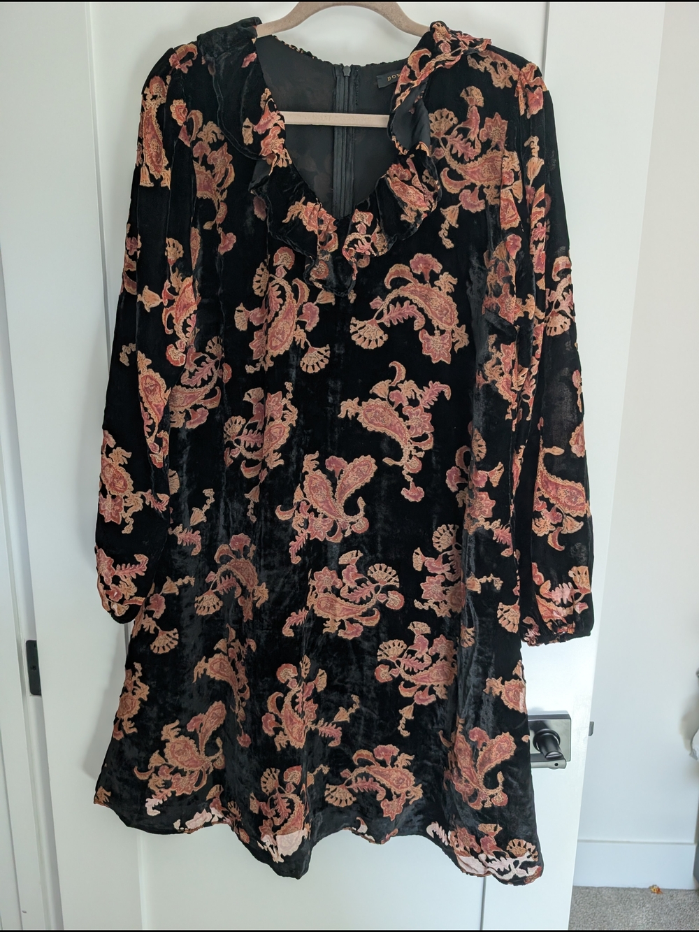 Downeast Holly Short Dress Black Combo, L